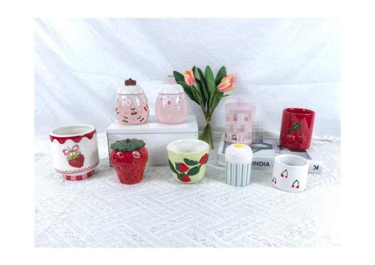 Classic et Cerasis-lemma Ceramic Candle Habitum: Illuminans Vita cum Dulce Puerilis Fun