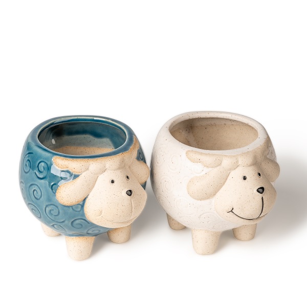 Duo-Tone gregis informibus Ceramic Candle Holder: Cum Fairytale lepos Meets calidum, Venereum lux