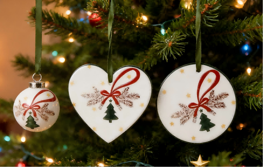 Cur Handmade Ceramic Decorations Factus calidissimus Fossa pro festis?
