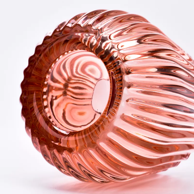 LAETUS Striped Vitrum Candle Holder