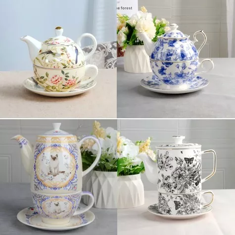Incantatum Porcelain Cup Teapot