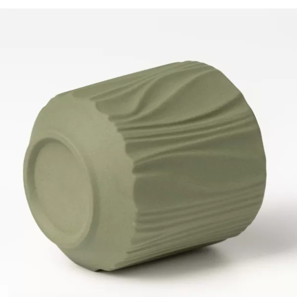 Quattuor-Color Matte Vertical Exemplum Ceramic Candle Habitum