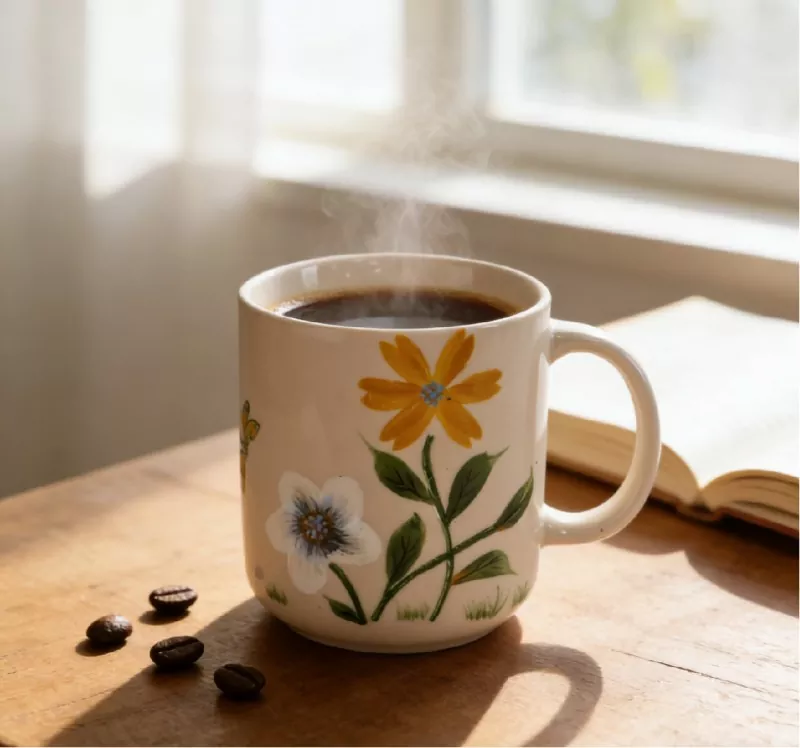 Manus picta Floralis Ceramic Mug Manus picta Floralis Ceramic Mug