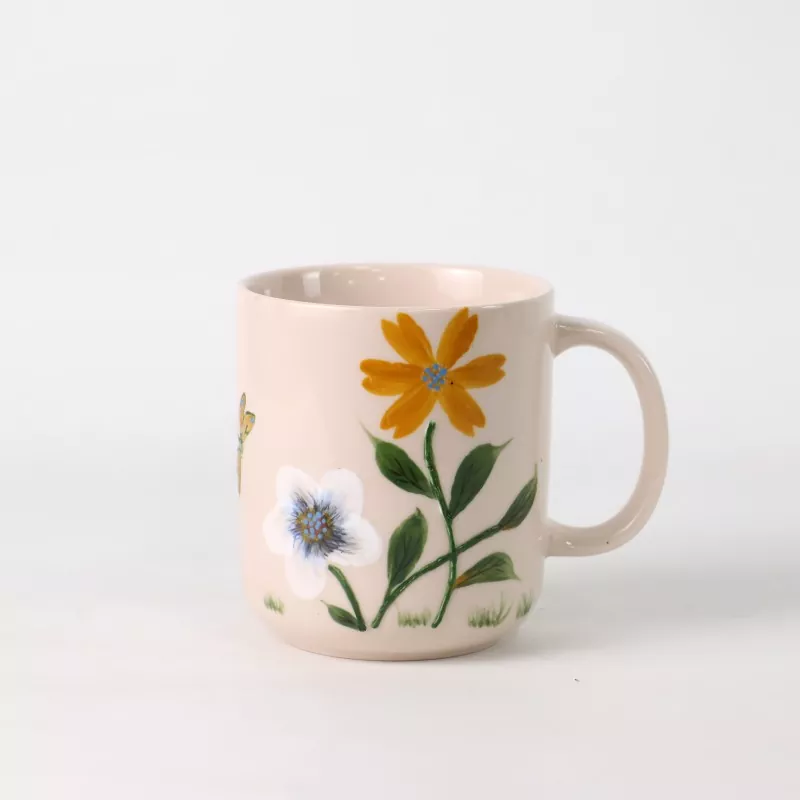 Manus picta Floralis Ceramic Mug