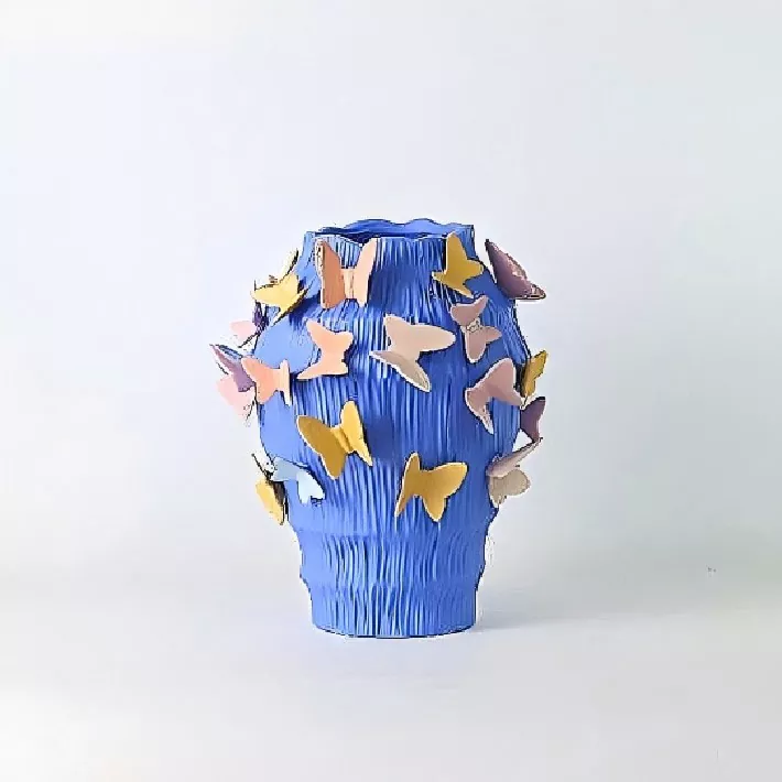 Ceramic vas rhoncus cum saltatione Butterflies Ceramic vas rhoncus cum saltatione Butterflies