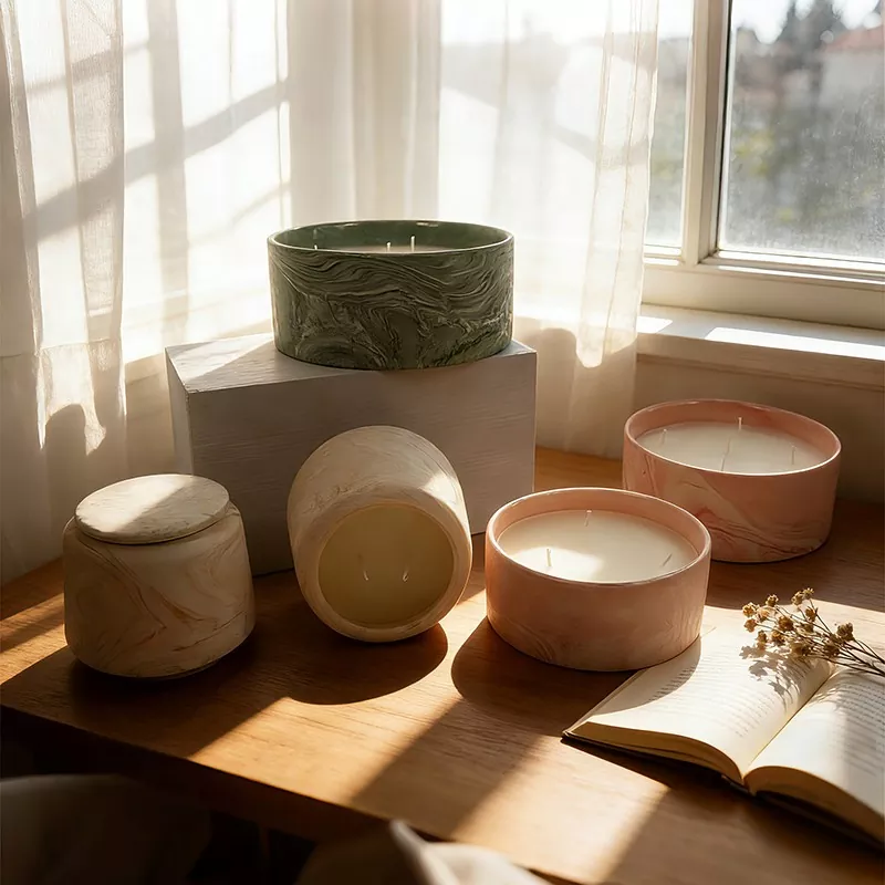 Marmor Grain Candle Jar . moderni Marmor Grain Candle Jar . moderni