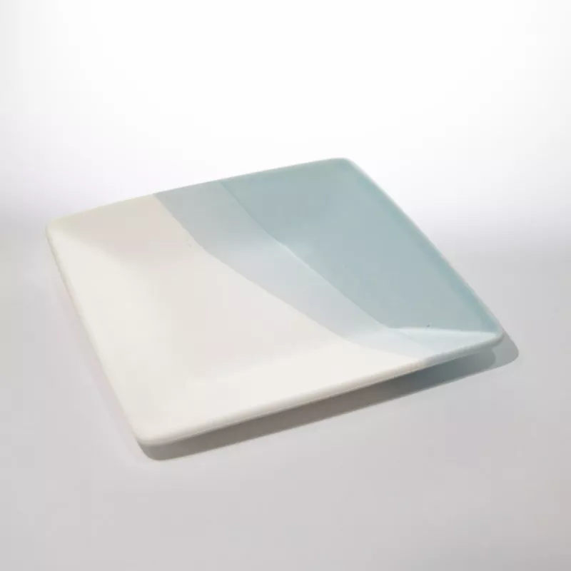 Moderni Duo Tone Ceramic Square Plate