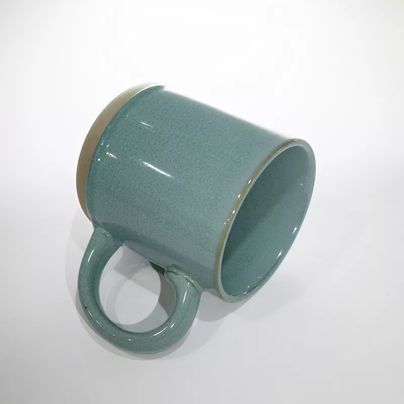 Simple Modern Ceramic Travel Blue Mug