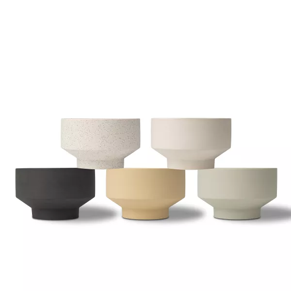 Wabi-sabi Style Geometrica Ceramic Candle Holders Wabi-sabi Style Geometrica Ceramic Candle Holders